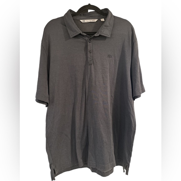 Travis Mathew Golf Polo XXL Excellent Dark Gray - Picture 1 of 5
